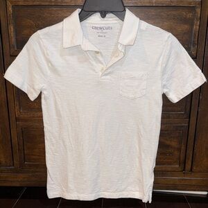 Crewcuts Boy’s White Short-Sleeve Polo Shirt